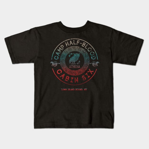 Camp Half Blood Athena Kids T-Shirt by Cave Clan